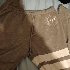 Pink Victoria secret joggers